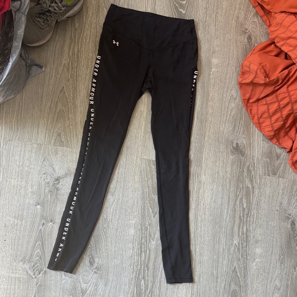 Under Armour Jet Black Performance Leggings